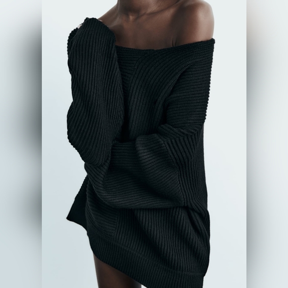 ZARA Ribbed knit sweater - Picture 2 of 4